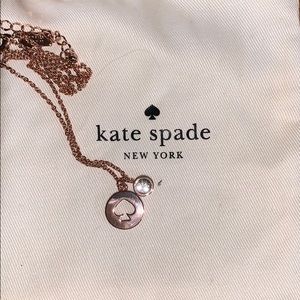 Rose Gold Kate Spade Necklace